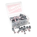 Shortys Color Tip 1 in. 65 Nuts and Bolts Pink
