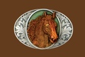 Horsehead Belt Buckle 3-1/4 x 2-1/4