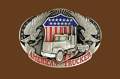 American Trucker Belt Buckle 3-1/4 x 2-1/4