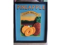 VINTAGE SIGN PINEAPPLE Aloha Quality 16 X 24 WOODEN FRAME