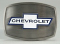 Chevy Buckle stainless background
