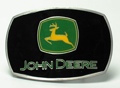 John Deere Belt Buckle Green/Black 4 x 3