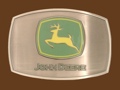 JOHN DEERE BUCKLE Green logo in the middle 2 x 3