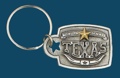 TEXAS Key Ring Pewter