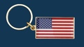 U.S.A. Key ring
