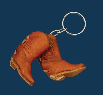 Pair of Leather Boots Key Ring