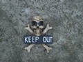 Welcome Skull And Bones Sign Cross Bones Decor