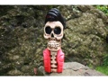 Skull Elvis The King Statue 16 Pop Art Cross Bones Decor