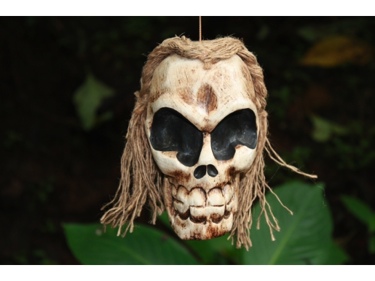 Girly Skull Wall Mask 8 Cross Bones Skull Decor
