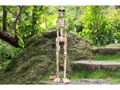 Skeleton Statue 40 Crossbones Halloween Decor