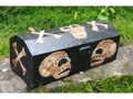 Large Treasure Chest Box 20 Skull Bones Decor