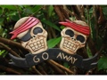 Go Away Pirate Sign 12 Pirate Decor