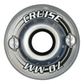 Kryptonics Cruise 70/80 Clear  Set of 4