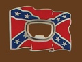 Rebel Flag opener Belt Buckle 3 x 2