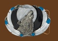 Wolf Belt Buckle 3-1/4 x 2-1/2