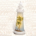 18 Inch Night Light Palm Trees Lighthouse Decor
