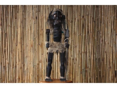 Primitive Male Tiki Warrior Chief 40 Tribal Tiki Decor