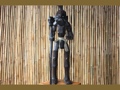 PRIMITIVE HEAD HUNTER W  SKULL 32 TRIBAL TIKI decor