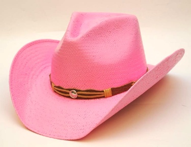 Straw Hat/Ladies/PINK 