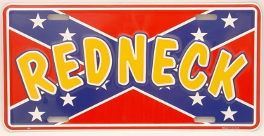 Redneck License Plate