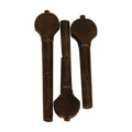 Roosebeck Lute Peg Set 3 Pc. Ebony