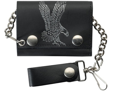Leather Trifold Wallet FLYING EAGLE