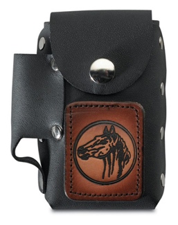 Leather Cigarette Case Horse