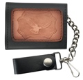 Leather Trifold Wallet Eagle