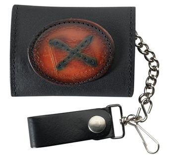 Leather Trifold Wallet Rebel