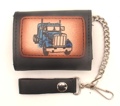 Leather Trifold Wallet Truck d