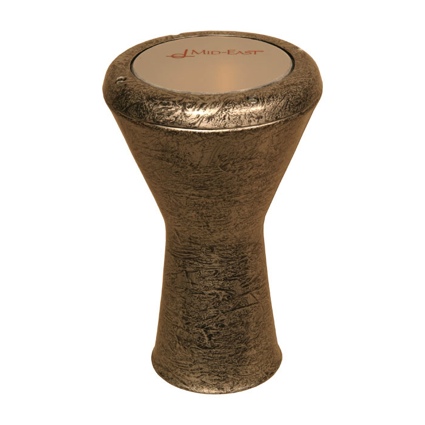 Mid-East Aluminum Doumbek Mini Silver