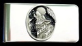 Wolf head Money Clip