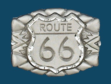 Route 66 Money Clip Pewter