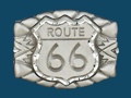 Route 66 Money Clip Pewter
