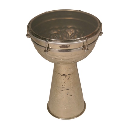 Mid-East Metal Doumbek 10 Inchx15 Inch Synthetic Head