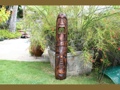 FIJIAN TIKI MASK 40 LOVE PROSPERITY HAND CARVED