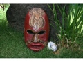 Fijian Tiki Mask W 2 Carved Turtles 8 Fishing Ocean Polynesian Art