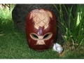 Fijian Tiki Mask W Carved Turtle 8 Lucky Polynesian Art