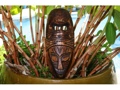 Fijian Tiki Mask W 2 Deities 12 Love Strength Polynesian Art