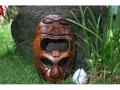 Fijian Tiki Mask W 2 Deities 8 Happiness Luck Polynesian Art