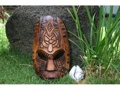 Fijian Tiki Mask W Turtle Gecko 8 Hawaiian Decor