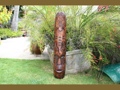 FIJIAN TIKI MASK W TURTLE NIFO OTI 40 HAWAIIAN DECOR