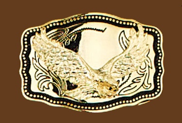 Small Eagle Buckle/Gold 2-1/2 x 1-3/4