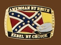 American/Rebel by Choice Belt Buckle 3x2
