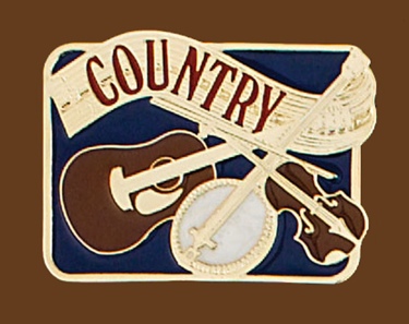 Country Belt Buckle 3 x 2-1/4 z