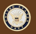 United States Navy Belt Buckle Round 2-3/4 x 2-3/4