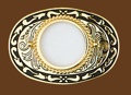 Silver Dollar Belt Buckle 3-1/2 x 2-1/2