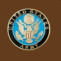 United States Army Belt Buckle Round 2-3/4 x 2-3/4