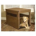 Mr. Herzhers Pet Residence - Dark Brown Wicker - L L 36 inches  X 24 inches W X 27 inches H