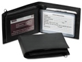 Leather Bi Fold Wallet/Black only